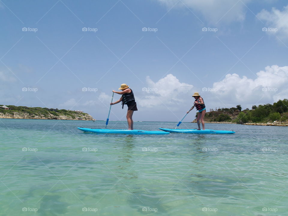 Paddle boarding 