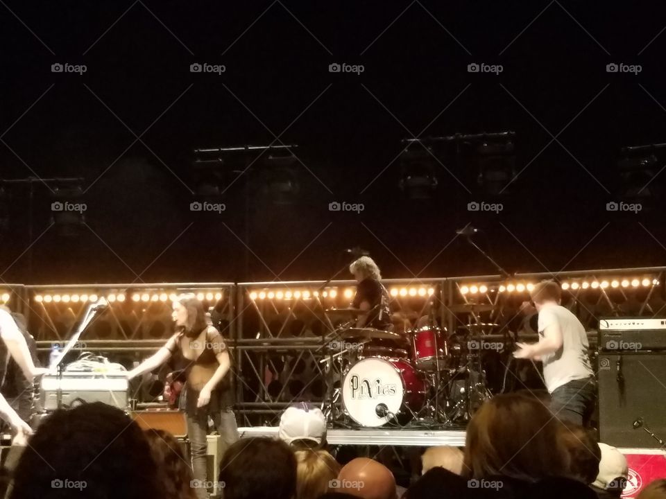 The Pixies at Arvest Bank Theatre at The Midland, Kansas City, MO, USA on October 15, 2017 opening act Mitski