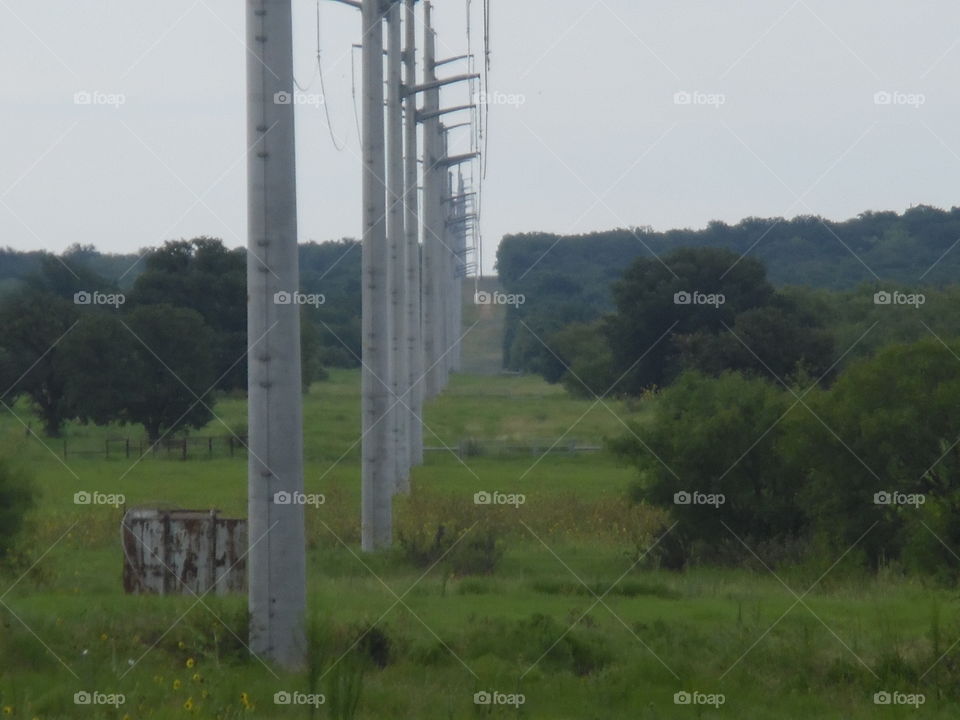 electric Avenue. This is a picture I took of some electric poles that I saw while out riding my bike 🚲. 👣 🚶 🏃 🔥 💨