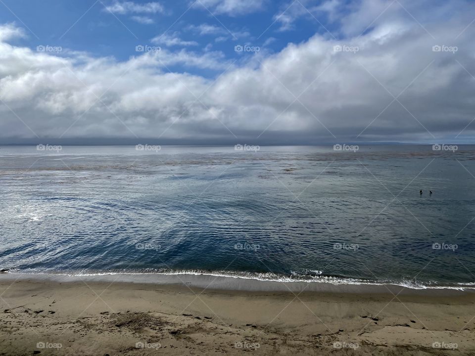 Beach at Pleasure Point County Park in Pleasure Point California 