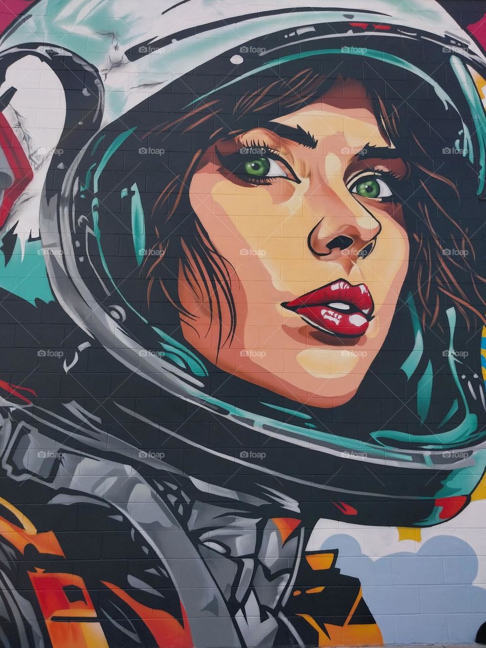 Space Girl Mural