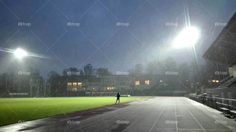 training in the dark