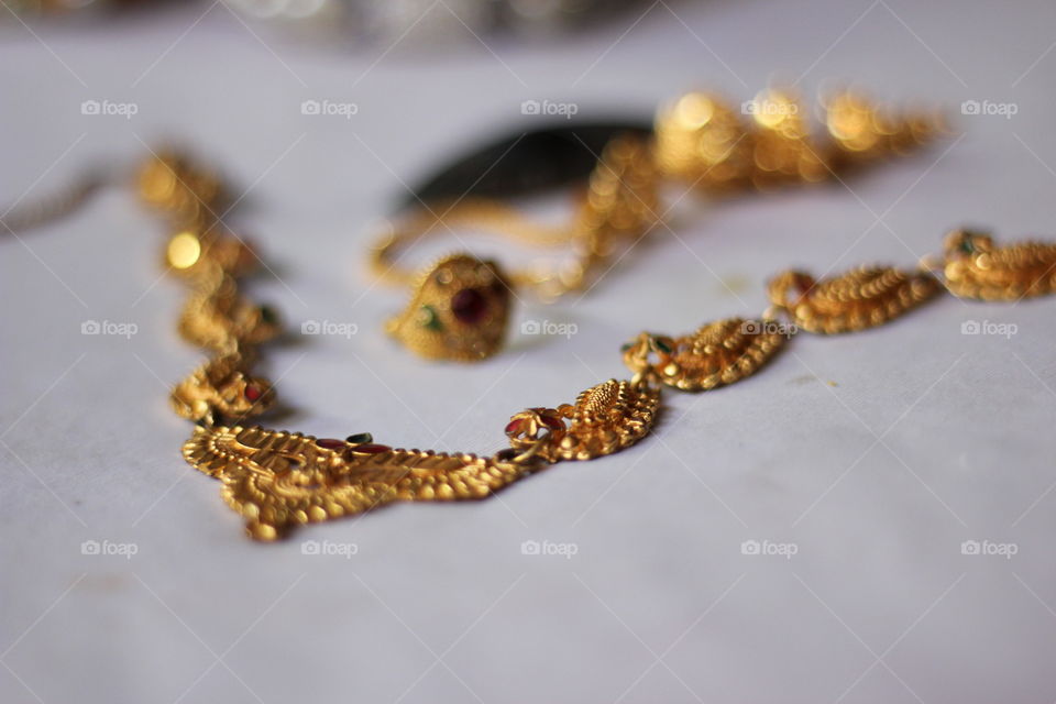 Personal accessories of gold