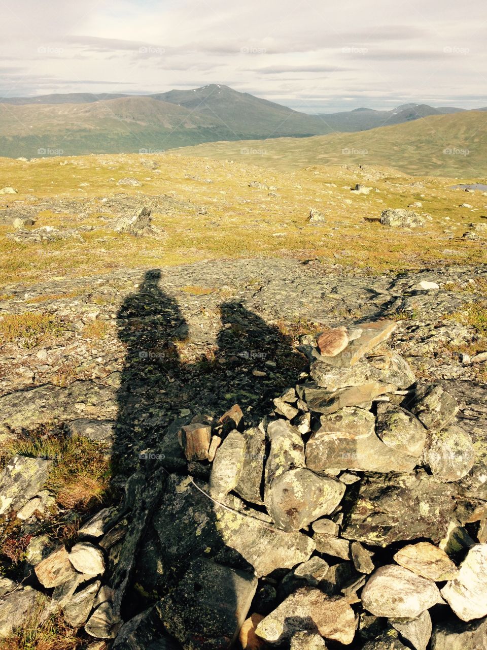 Storulvån. On top of Storulvåfjället