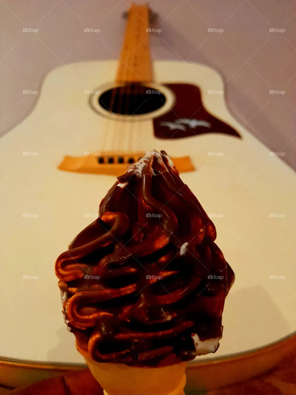When it melts 😍 play your guitar 🎸 and you will enjoy the rest of your day. Music is all that we need when we are going through a lot in life.