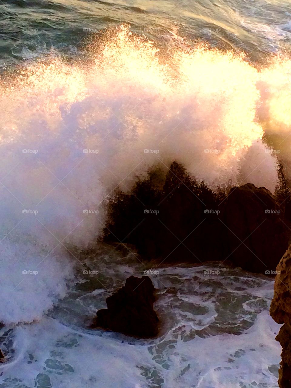 Sunset at the tide pools. Sunset at the tide pools in Corona Del Mar