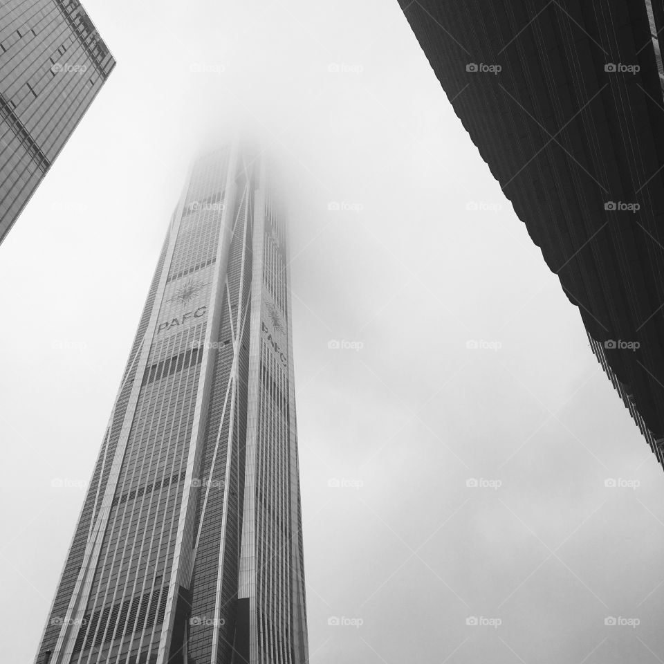 Ping An Skyscraper in Downtown Shenzhen - China