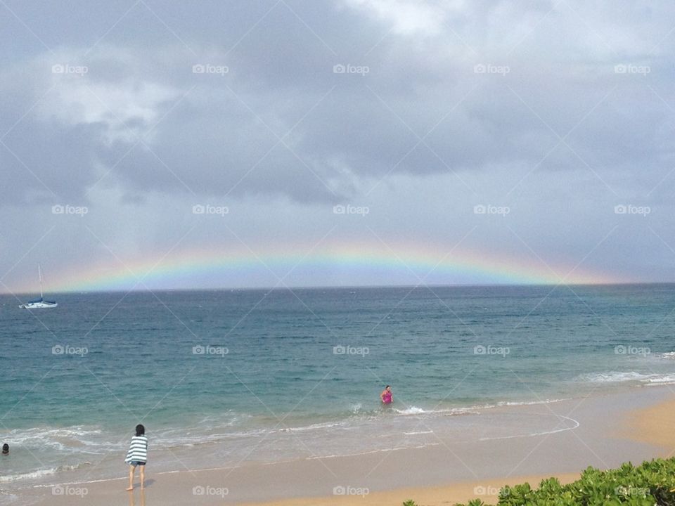 Rainbow on Maui