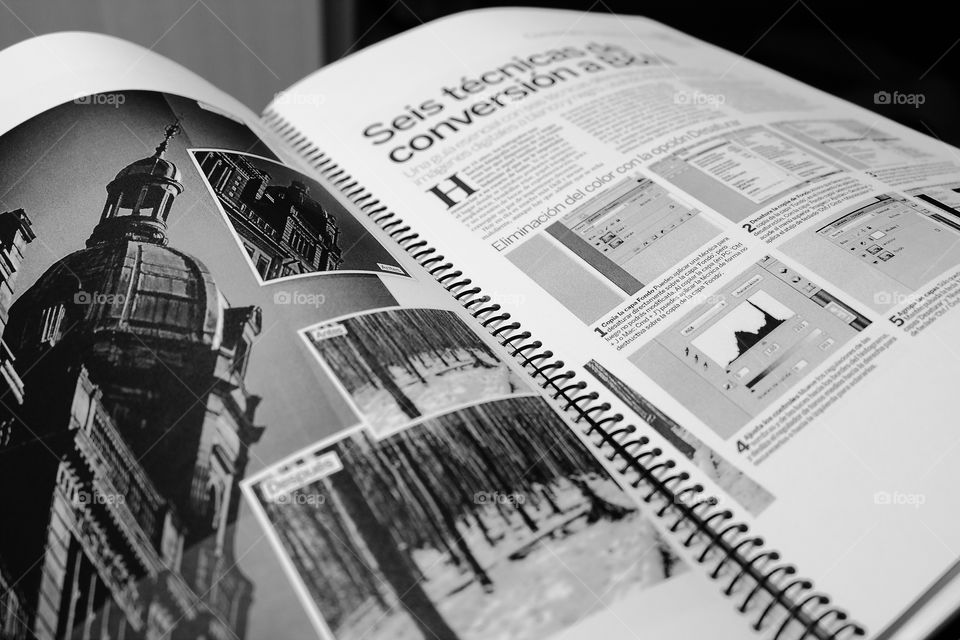 Study of monochrome photography