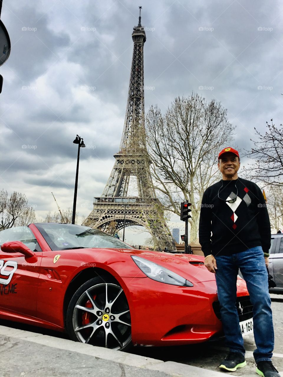 Makes me smile - Driving a eye-popping 12 cylinder Ferrari Testarossa in Paris, France in front of the Eiffel Tower. Top speed is estimated at 290 km/h or 180 mph