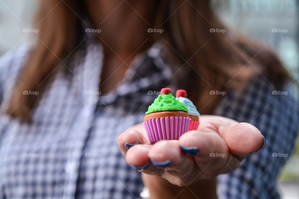 Child, Woman, People, Cake, Food