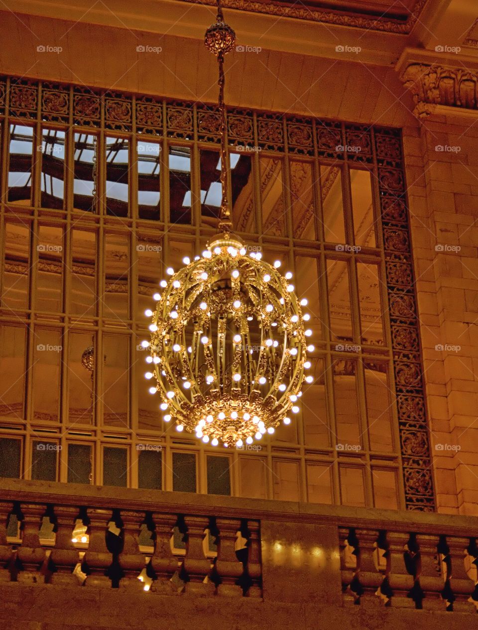 Grand Central Chandelier. Taken during my last trip to NY for Comicon