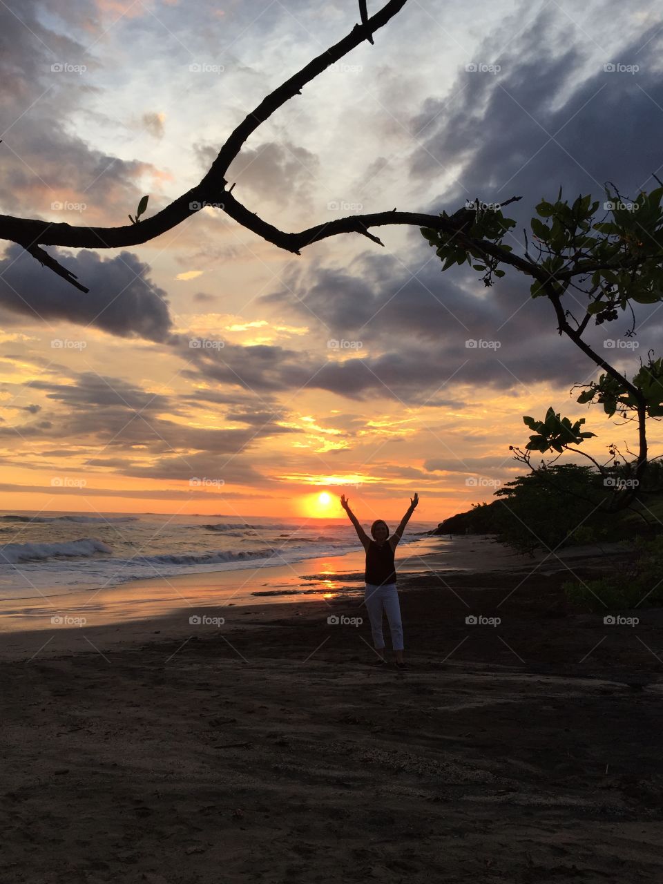 Beach sunset