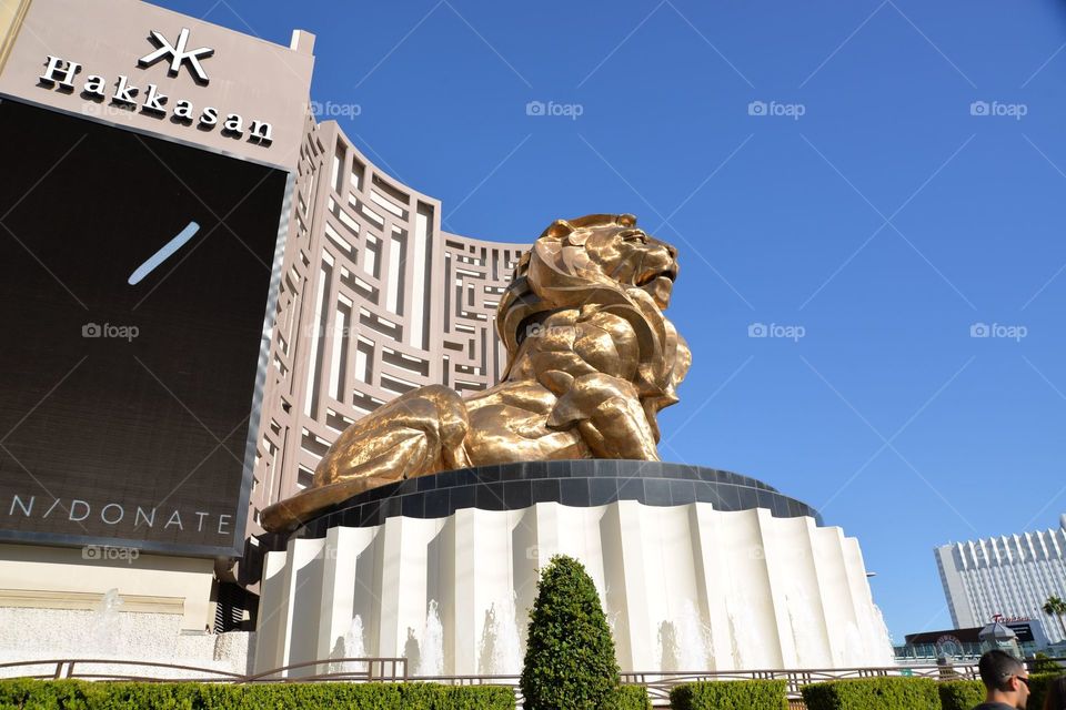 Large Lion Statue
