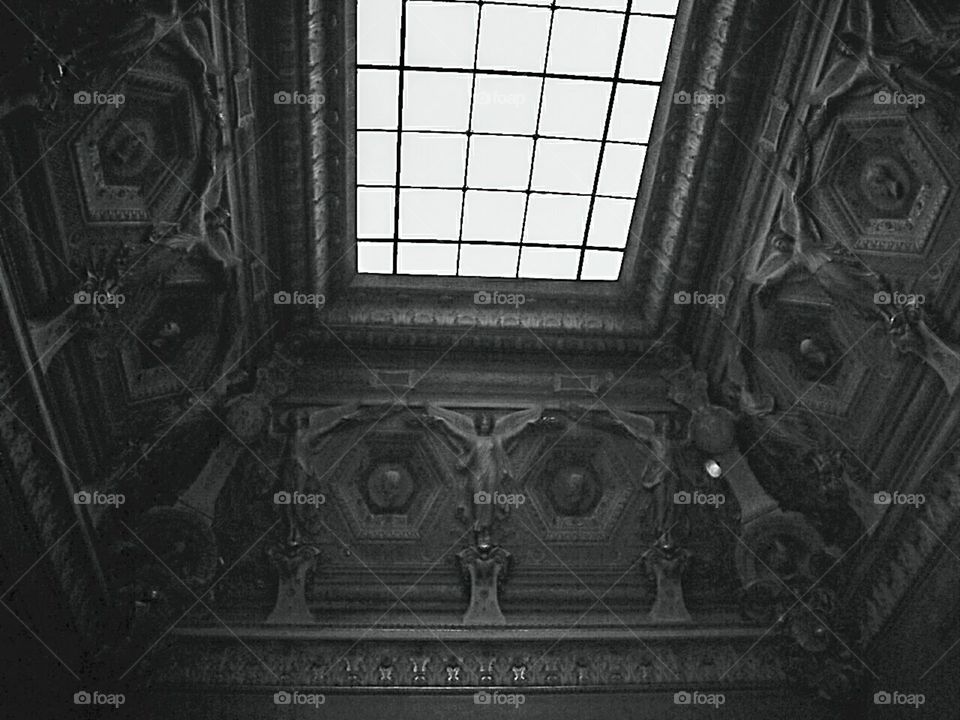 Shadows inside Louvre
