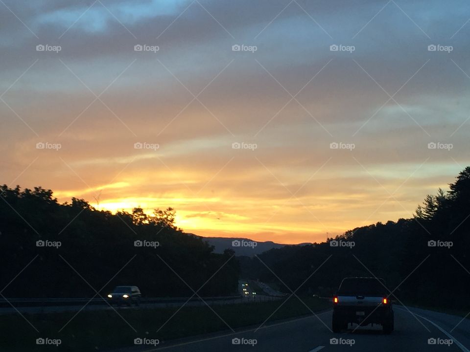 Kentucky Mountain Sunset 