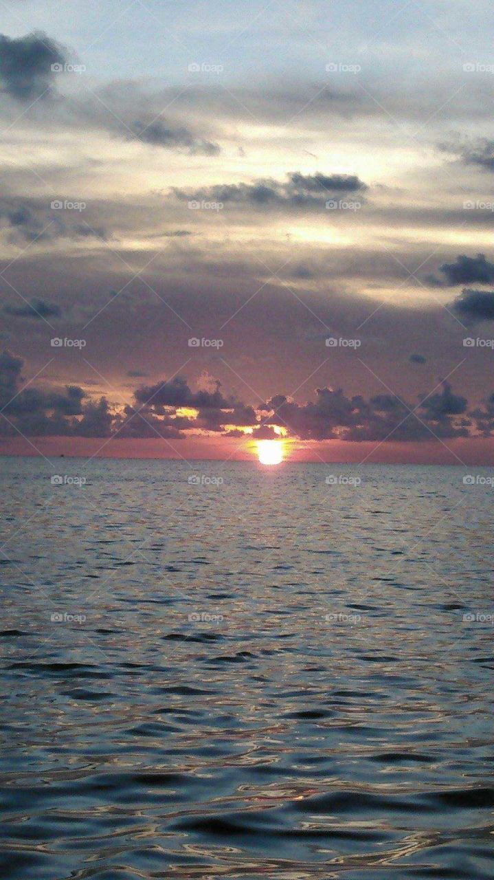 Sun Set in the Gulf