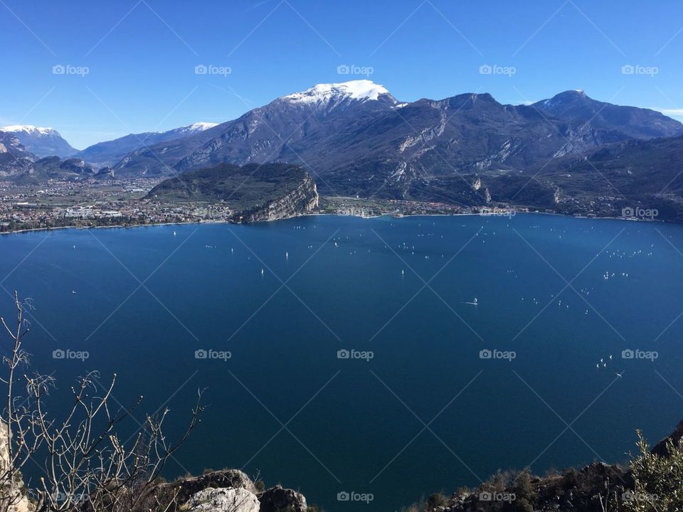 Amazing view of the Garda Lake 