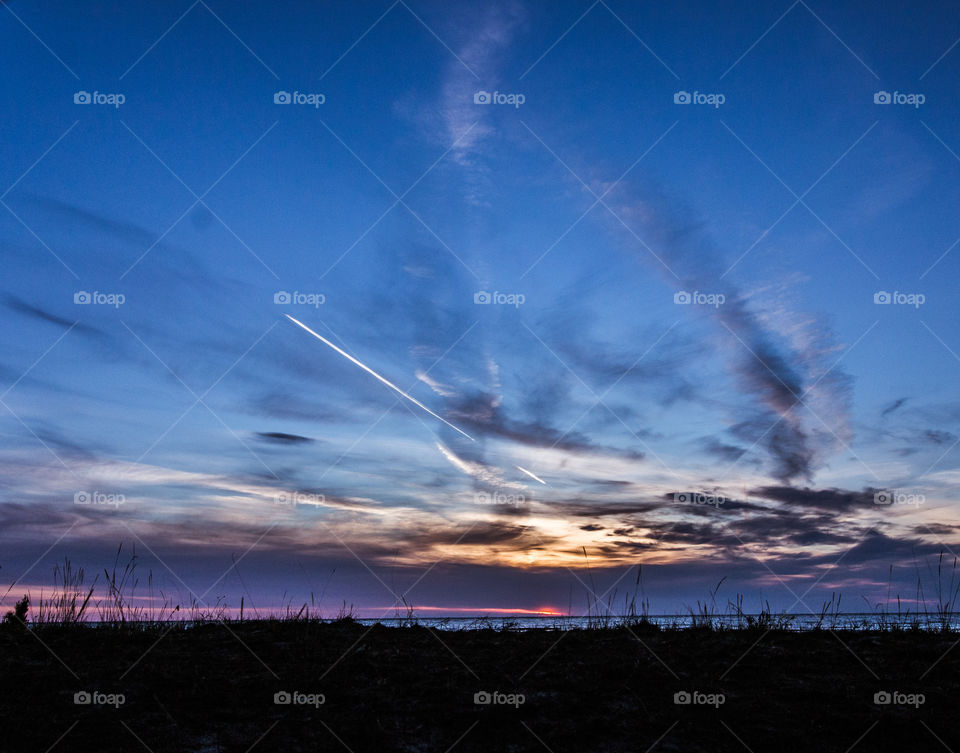 Sky, Landscape, Sunset, Storm, Nature