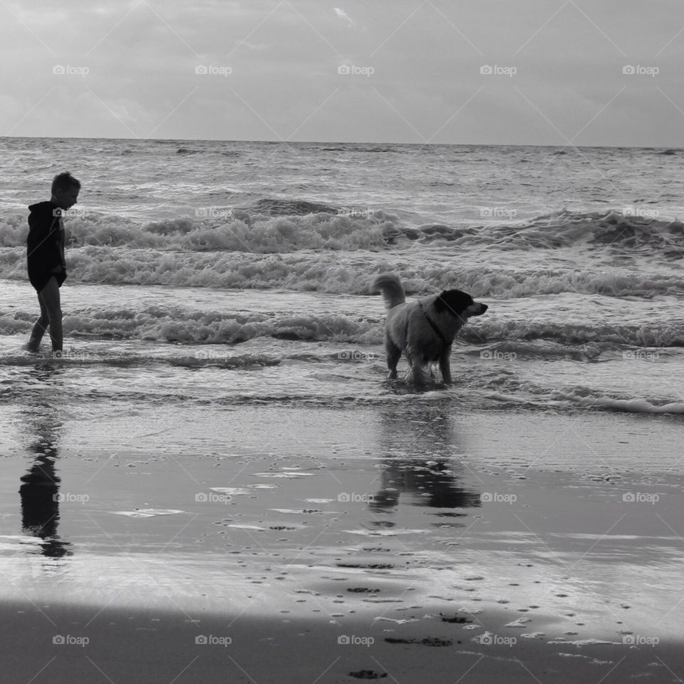 One boy and his dog