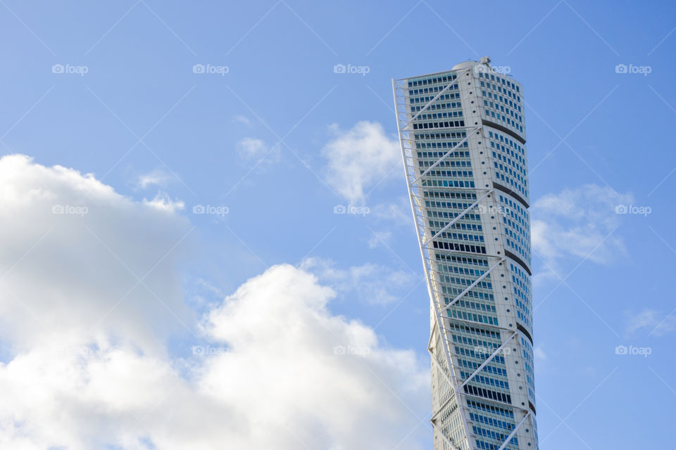 Turning Torso skyscraper in Malmö Sweden.