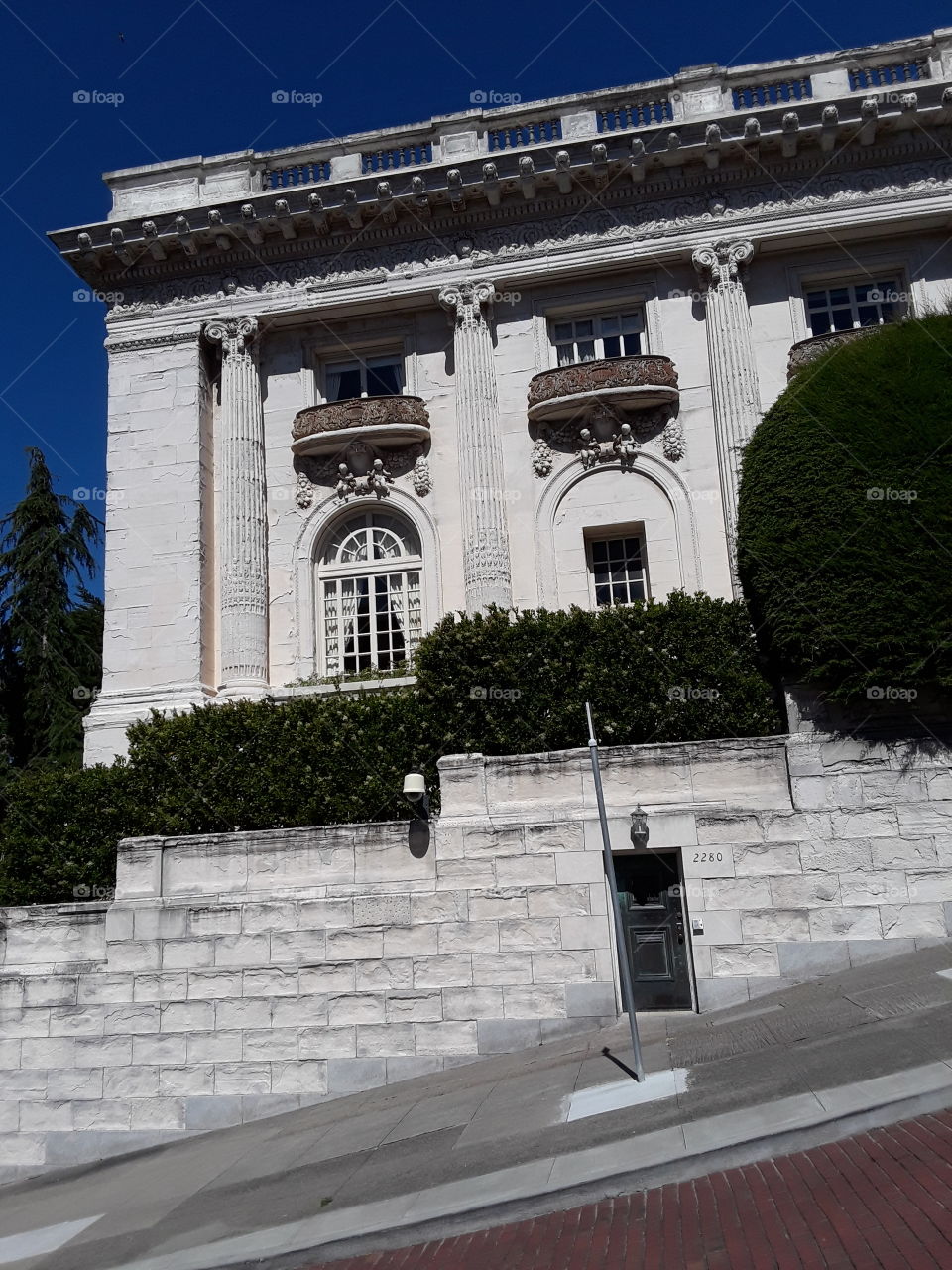 Pacific Heights mansions in San Francisco California