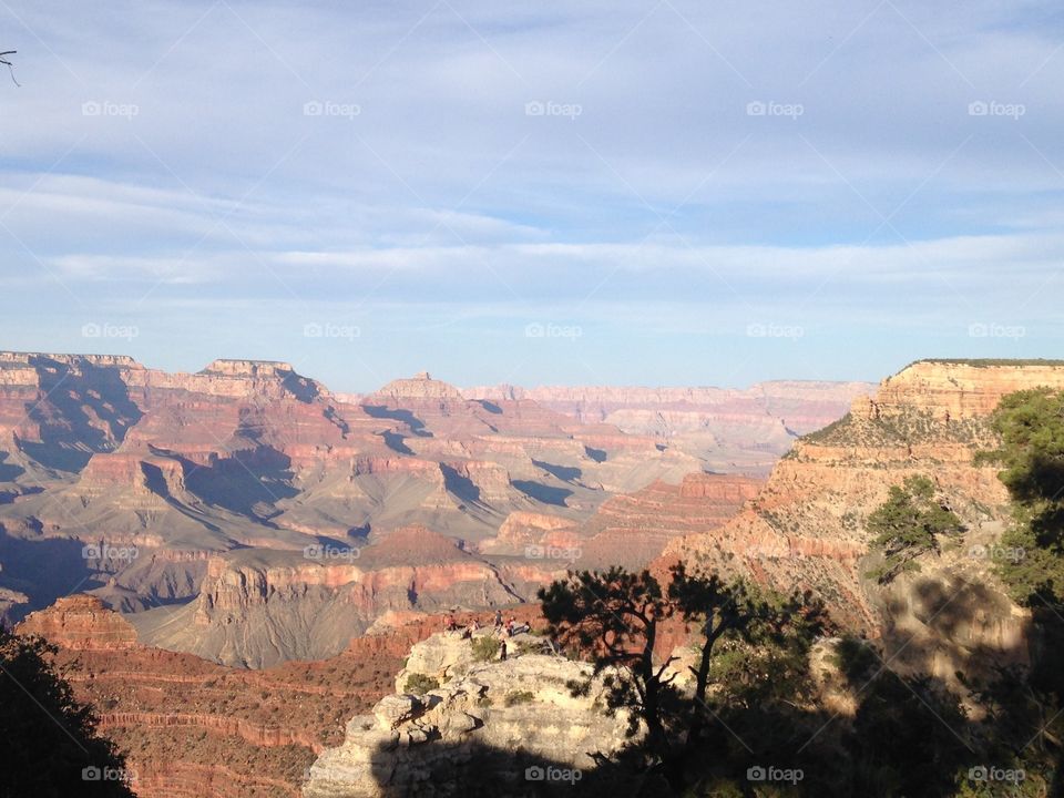 View over the grand canyon