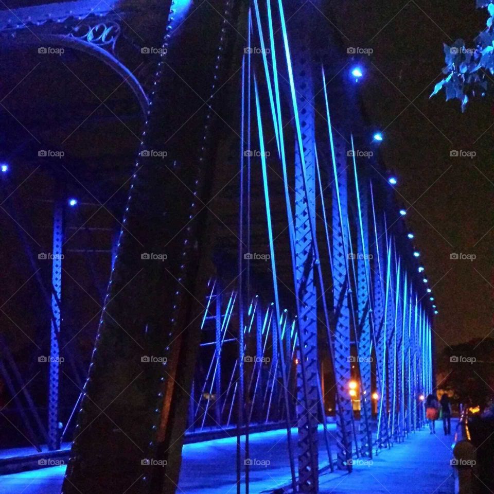 blue bridge