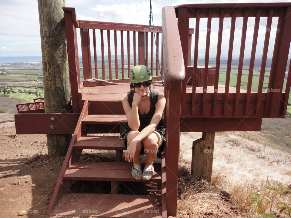 zipline break. maui