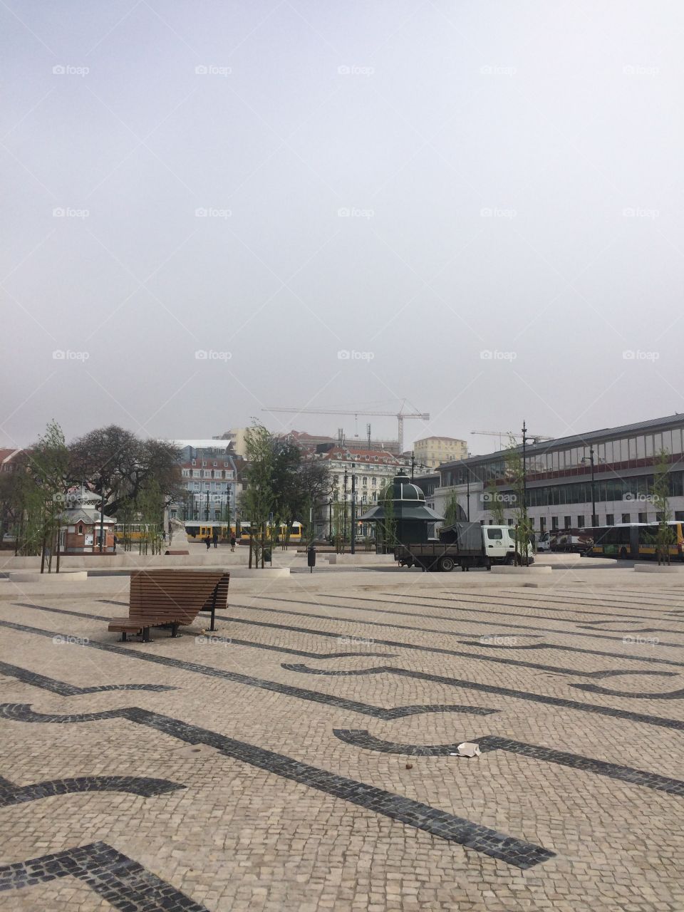  Cais Sodre in Lisbon tourist area 
