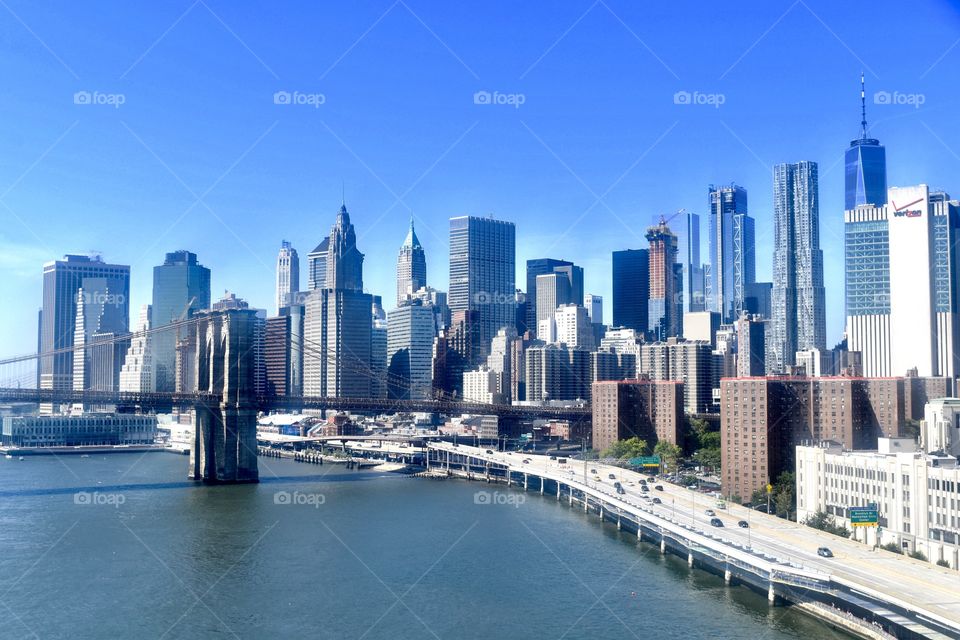 Skyline, Skyscraper, City, Architecture, Downtown