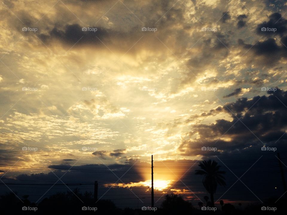 Sunset in Arizona 