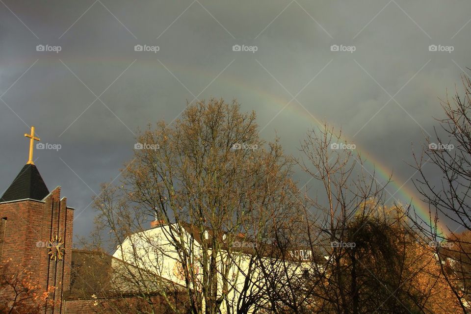 Rainbow over the City
