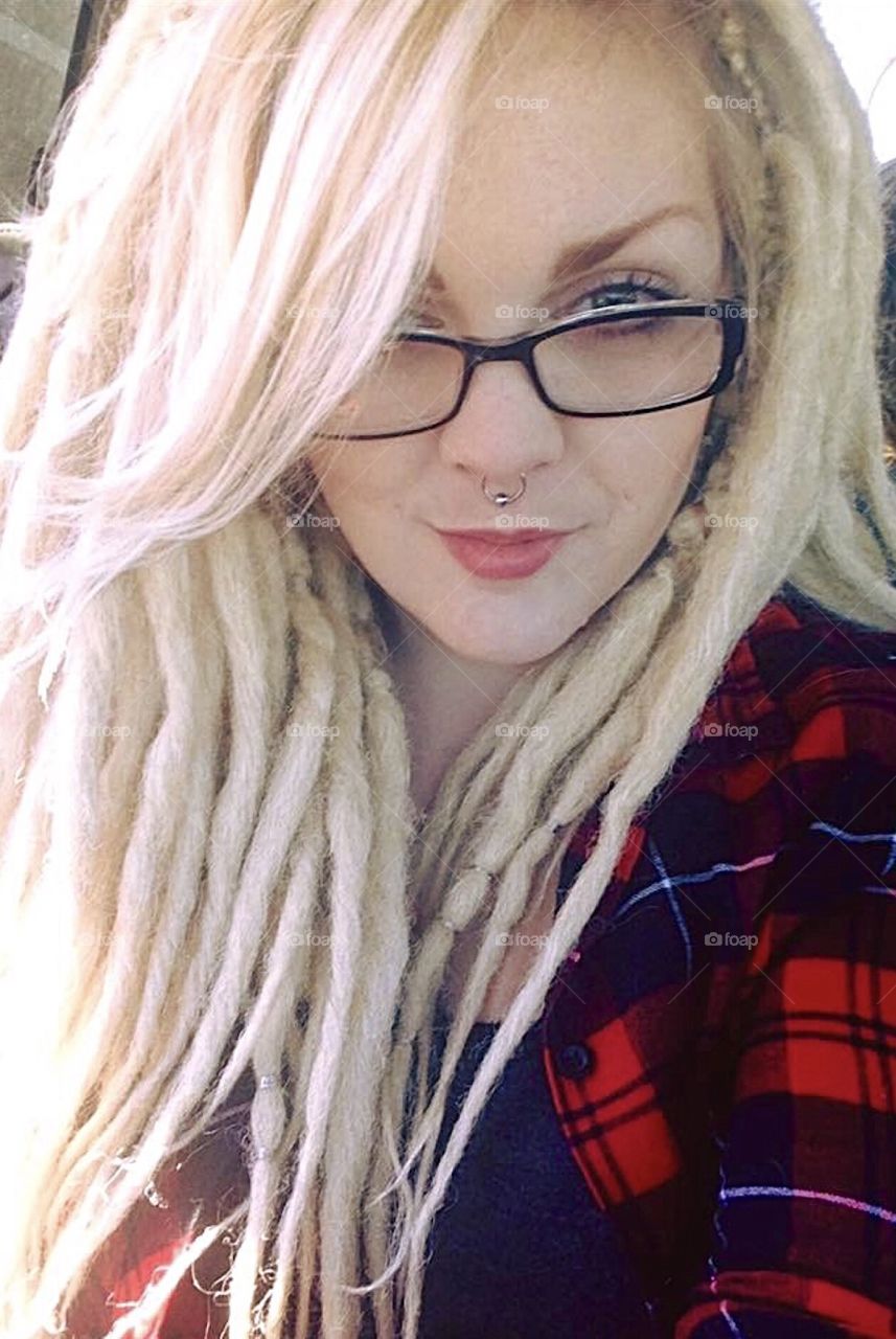 Blonde dreads