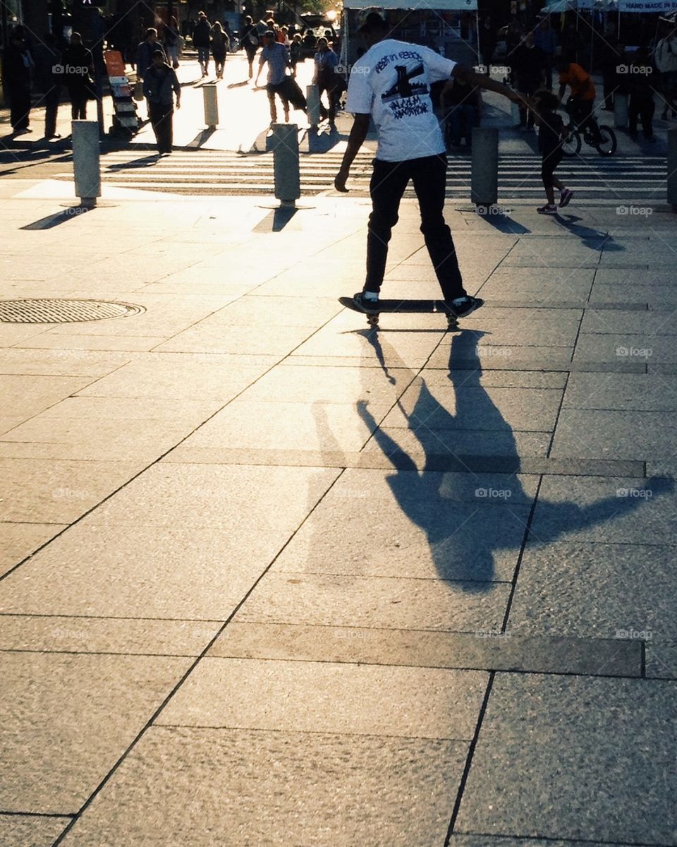 Late afternoon skate