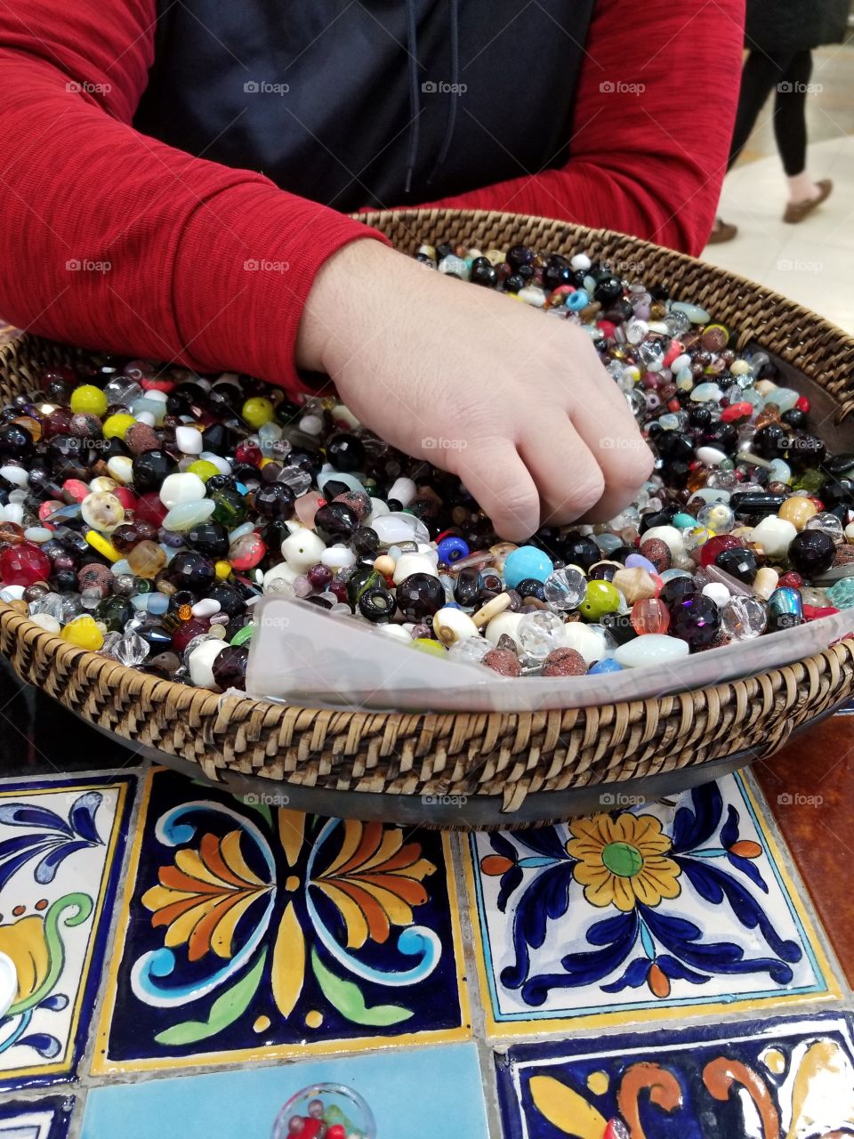 Digging in the Bead Basket
