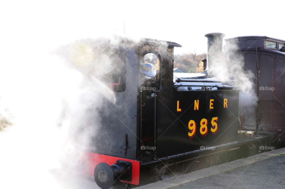 train locomotive steam by janicefairhurstphoto