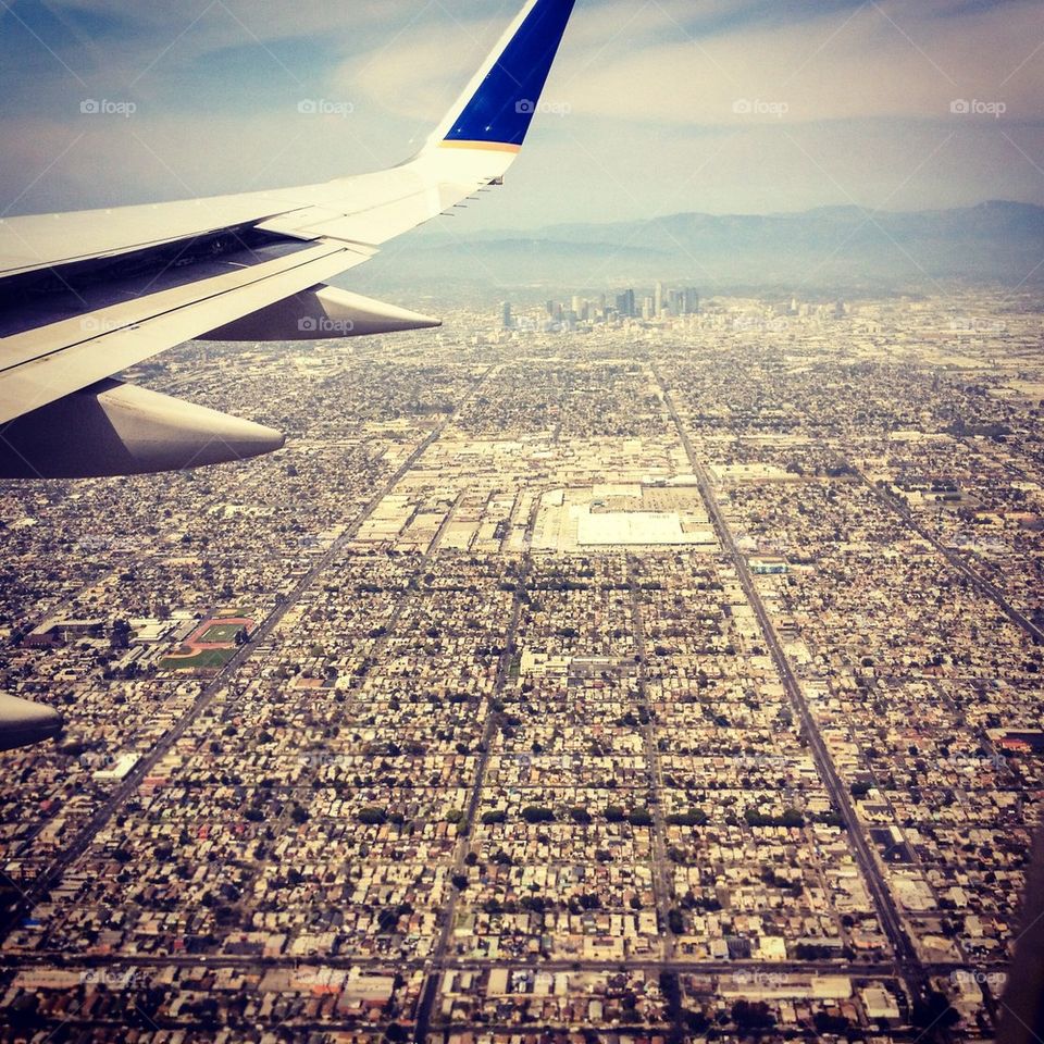Los Angeles from the sky