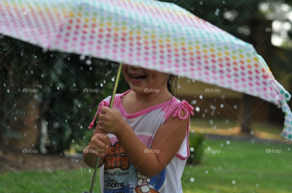 Dancing in the spring showers