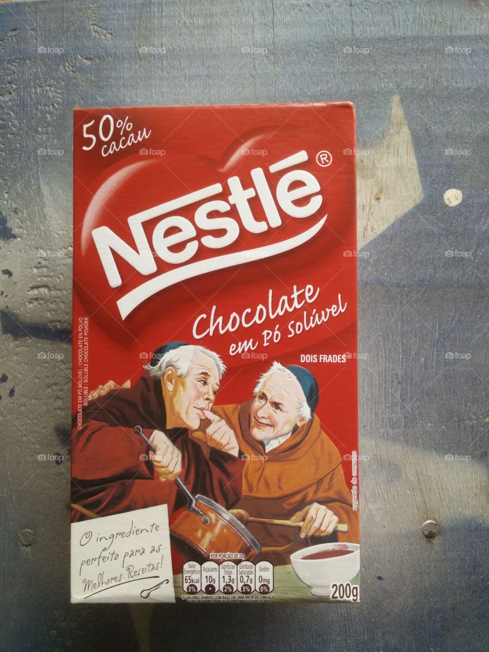 LGBT.  Homosexual Jesuit monks try cocoa and advertise hot chocolate.  Transparent hints and advertisements on the Nestlé cocoa box.