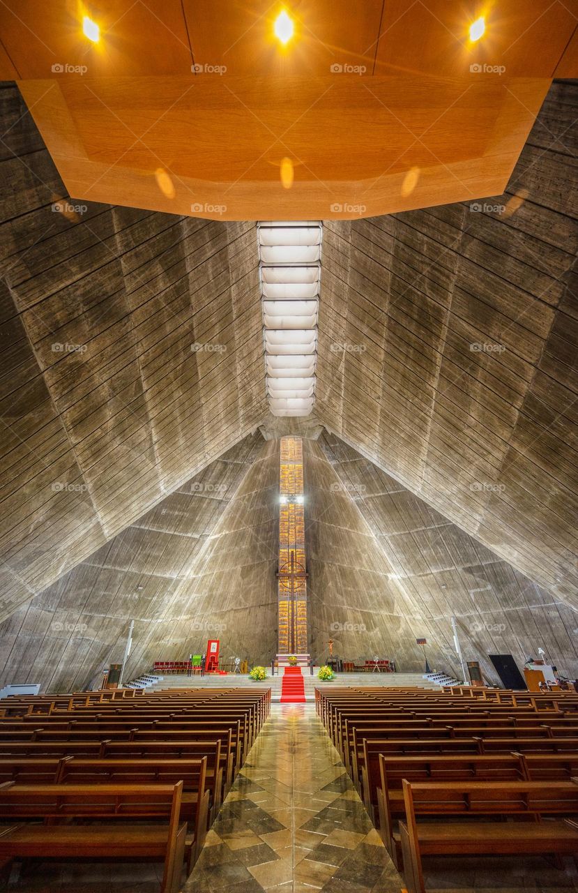 Beautiful interior in church