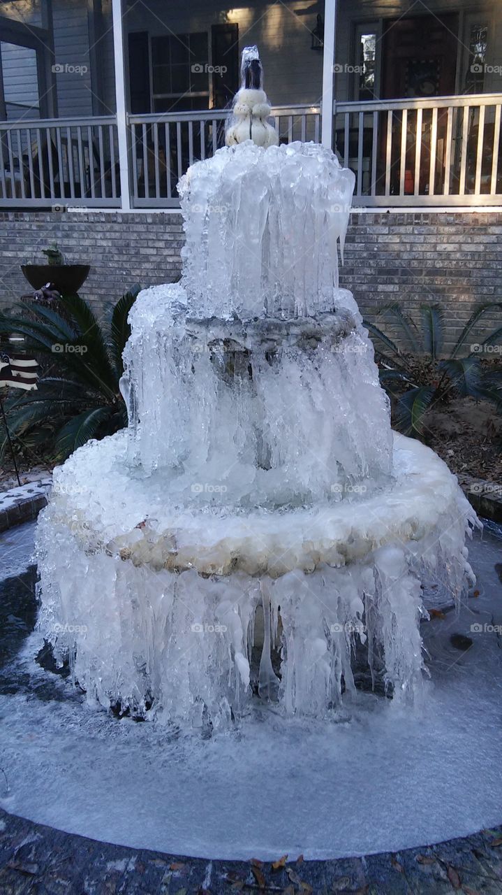 icy cold in Pawleys Island, SC