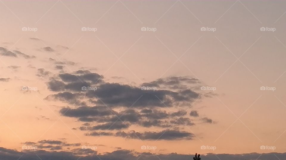 Sunset, Landscape, No Person, Sky, Dawn