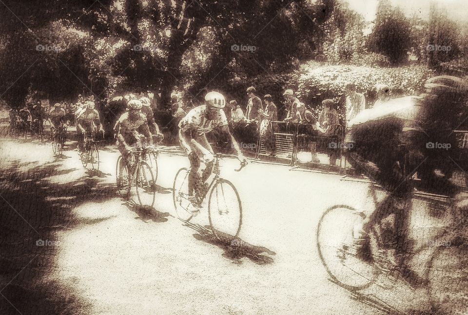 Cycling. Vintage Tour de France 