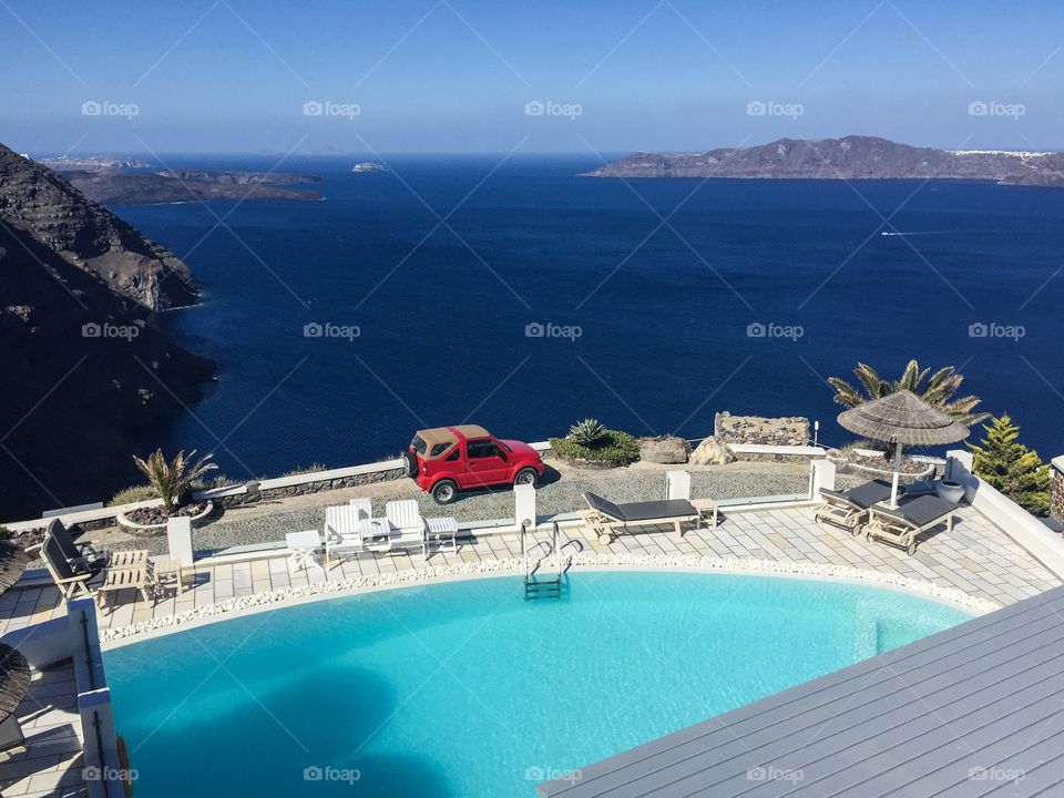 Spectacular landscapes from Santorini Princess Hotel