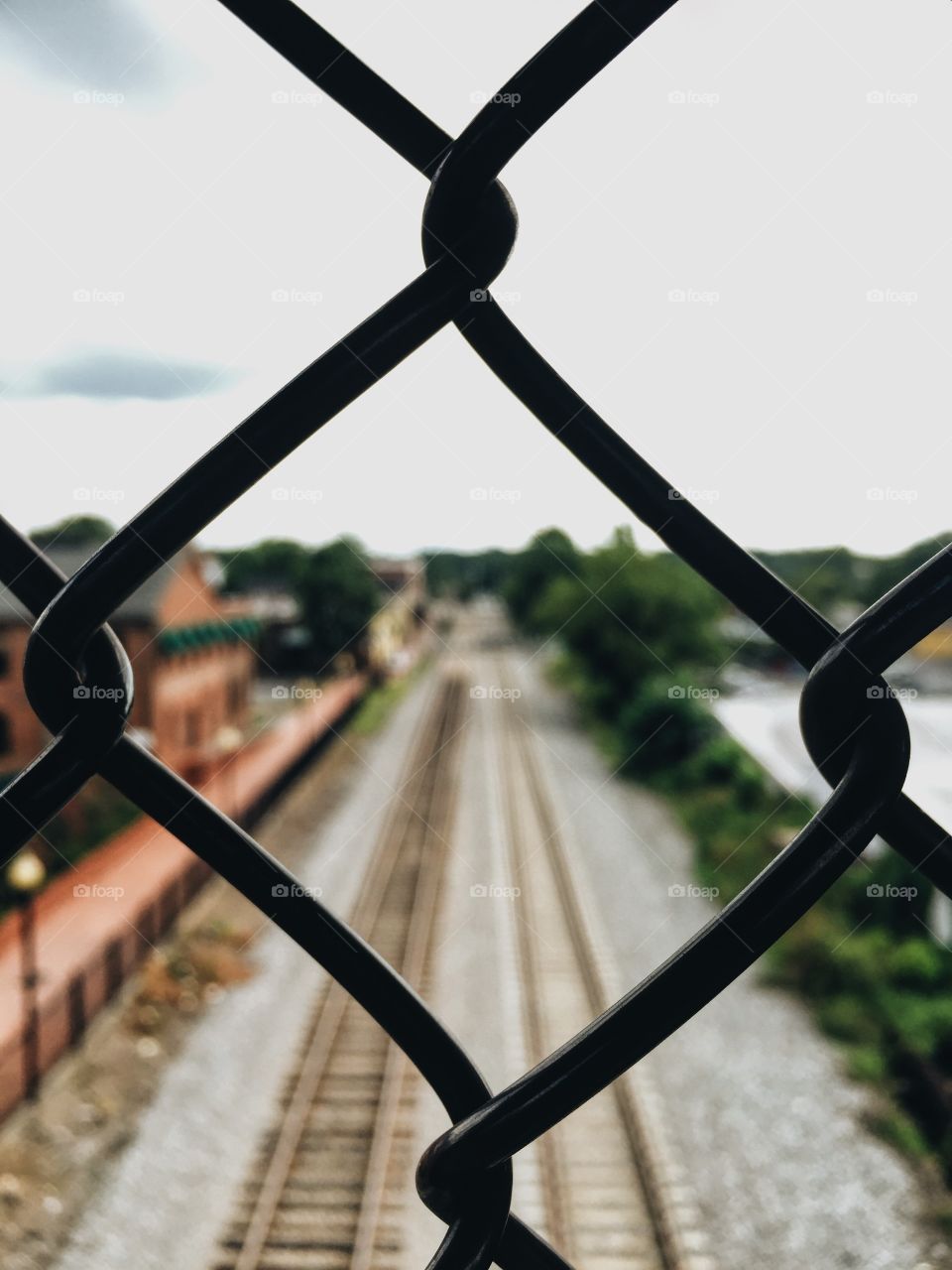 Fence, No Person, Wire, Outdoors, Steel