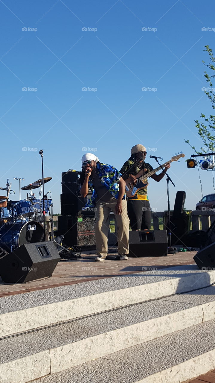 Reggae Band In The Summer Fun