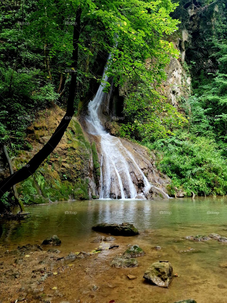 waterfall landscape