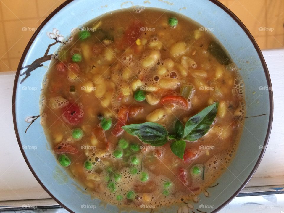 White bean soup 