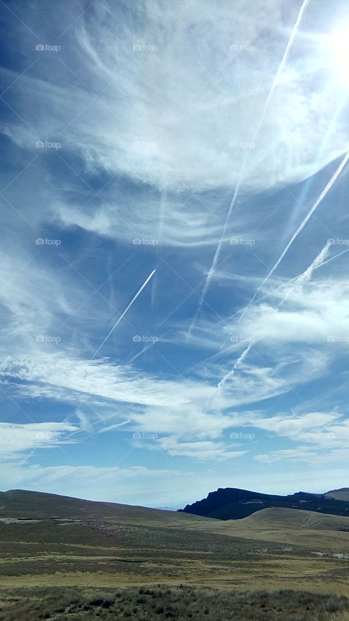 sky and planes